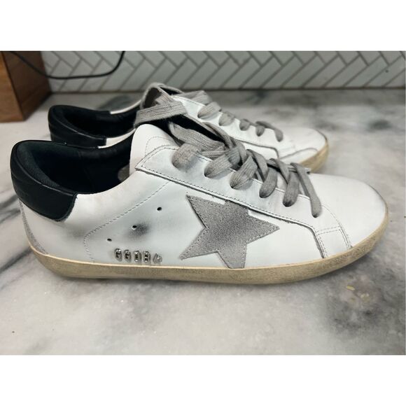 Golden Goose Shoes - Golden Goose Superstar Low Top Sneakers White Shoes Size 38